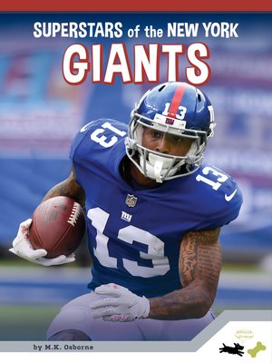 cover image of Superstars of the New York Giants
